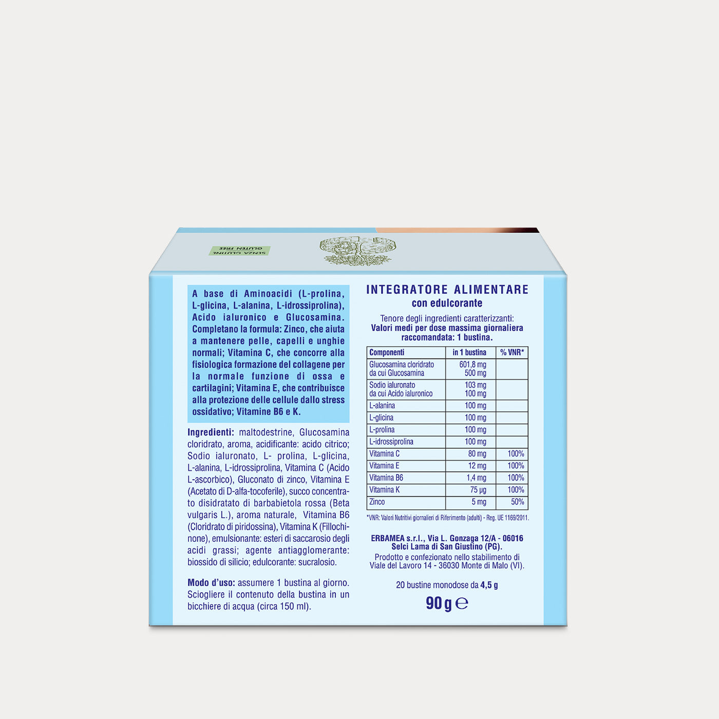 Dermal Advanced 20 Bustine – Erbamea — vista 2