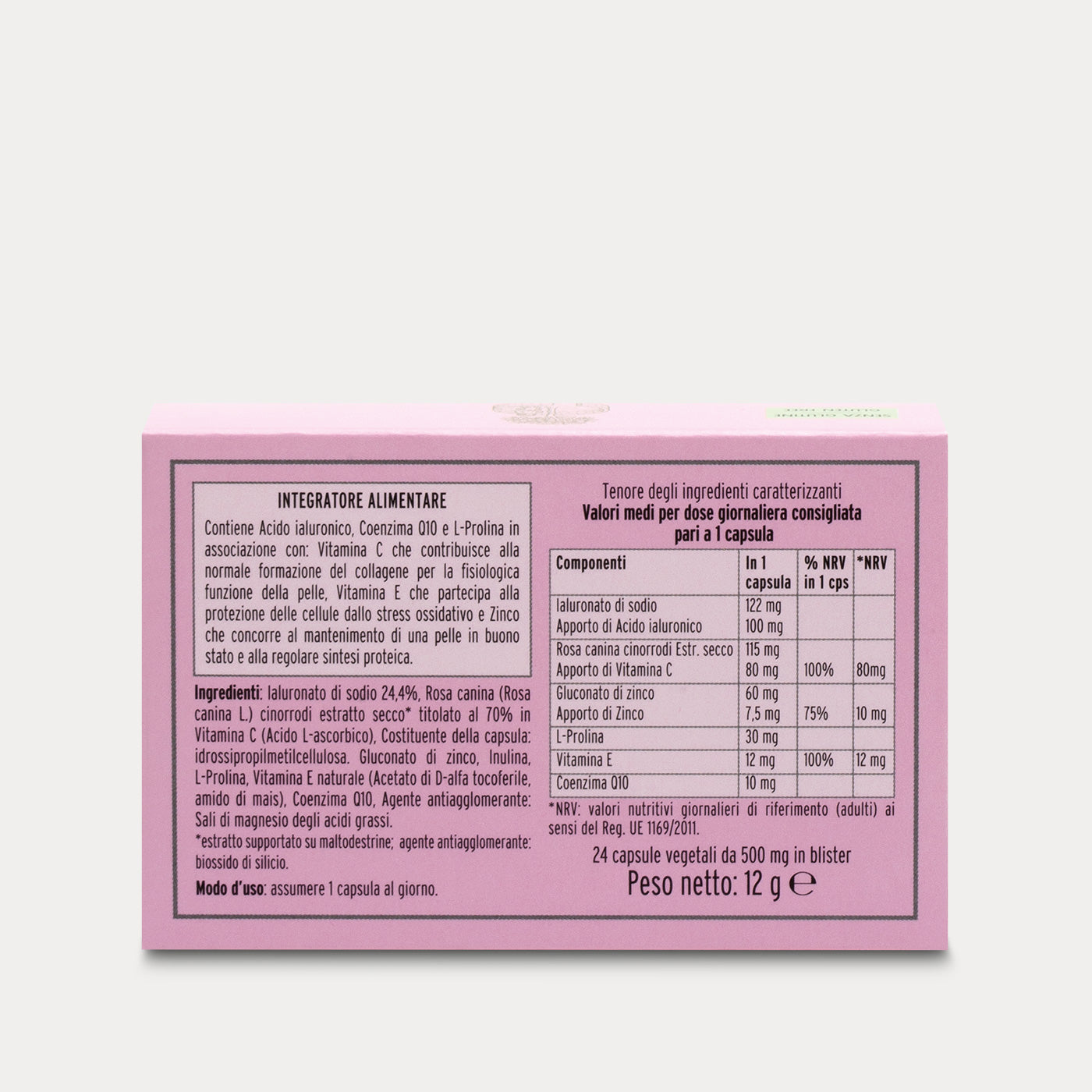Acido Ialuronico Special Care – 24 Capsule Erbamea — vista 2