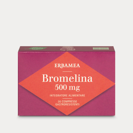 Bromelina 500 mg 30 Compresse Gastroresistenti – Erbamea