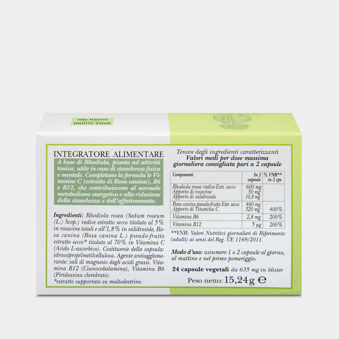Rhodiola Forte 24 Cps – Erbamea — vista 2