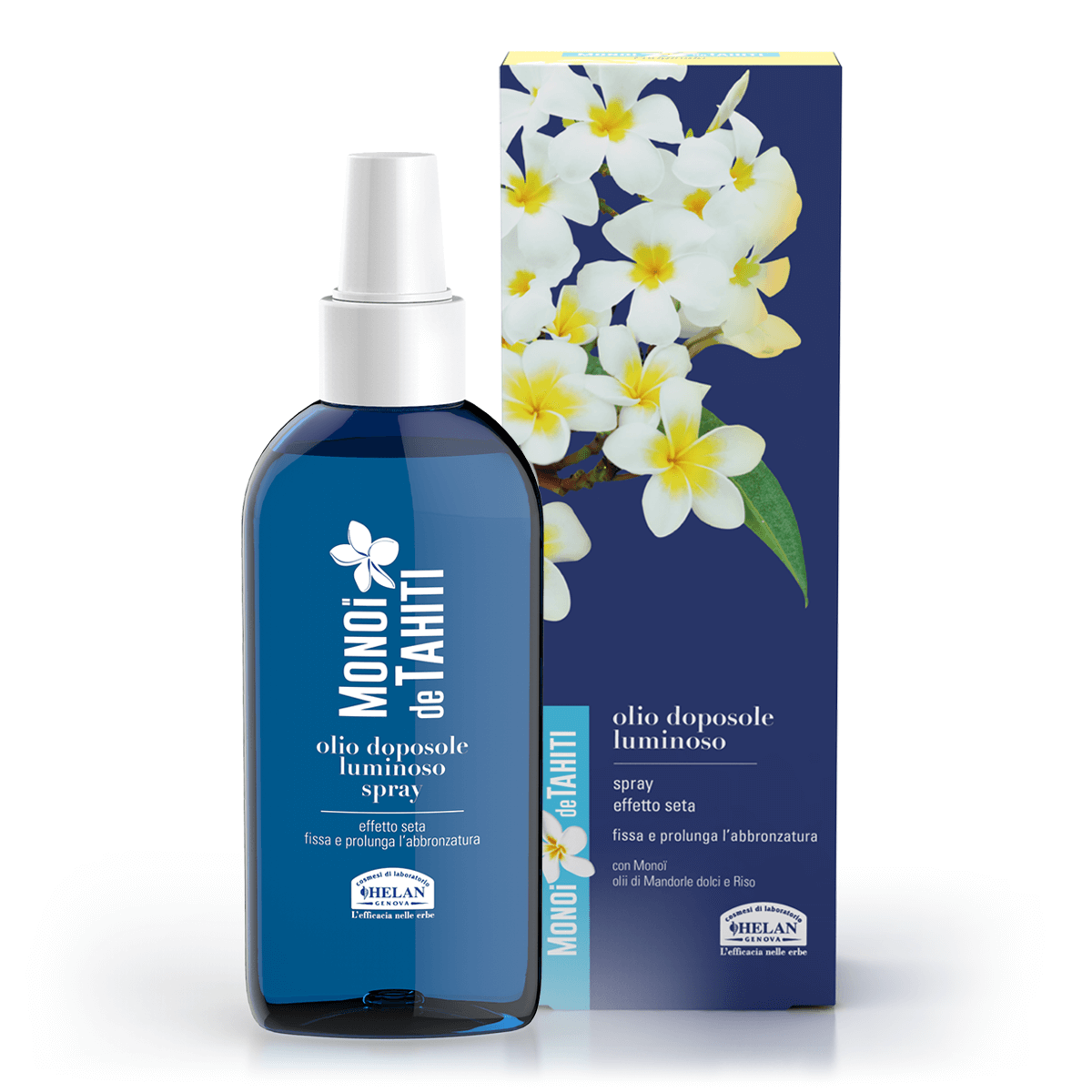 Helan Monoï de Tahiti Olio Doposole Luminoso Spray
