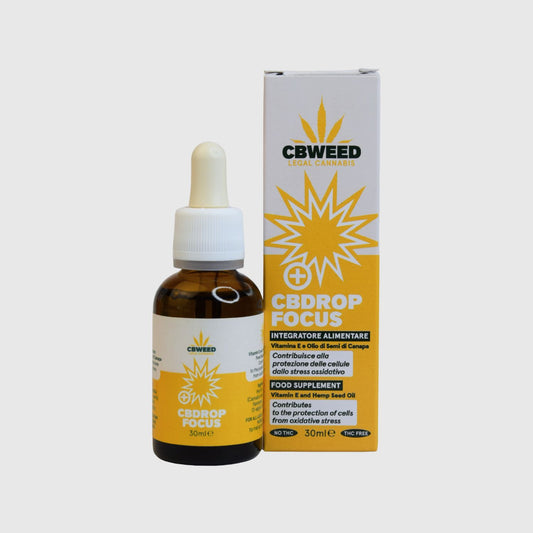 CBDROP FOCUS- 30 ML olio di Canapa & Limonene CBWEED
