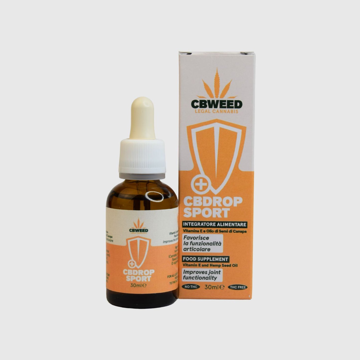 Cbdrop Sport Olio di Canapa e Beta Mircene 30ml Cbweed