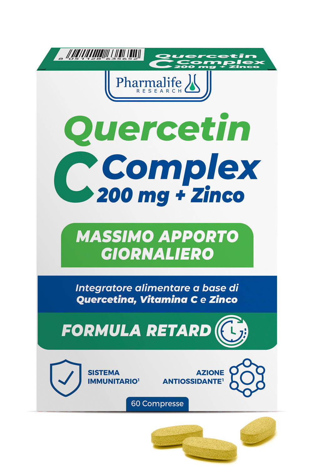 Quercetin C Complex + Zinco 60 Compresse Pharmalife