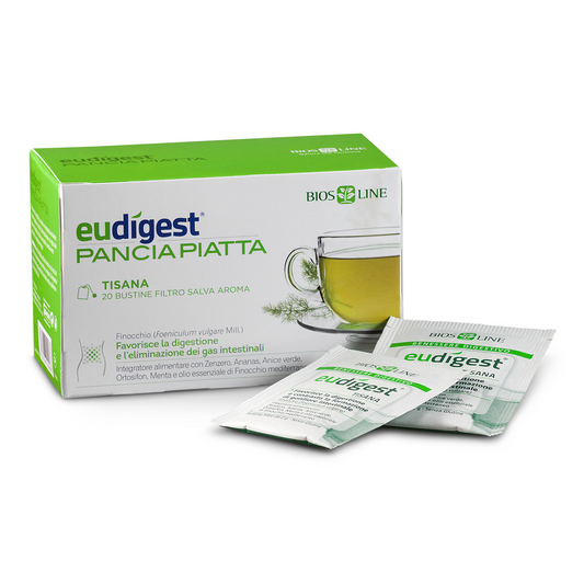 Eudigest Pancia Piatta Tisana 20 Bustine Filtro Biosline