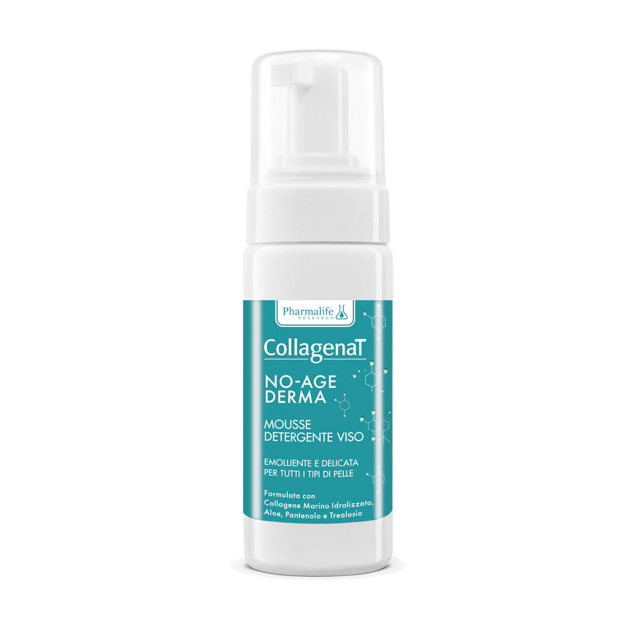 Collagenat No-age Derma Mousse Detergente Viso 150 ml Pharmalife