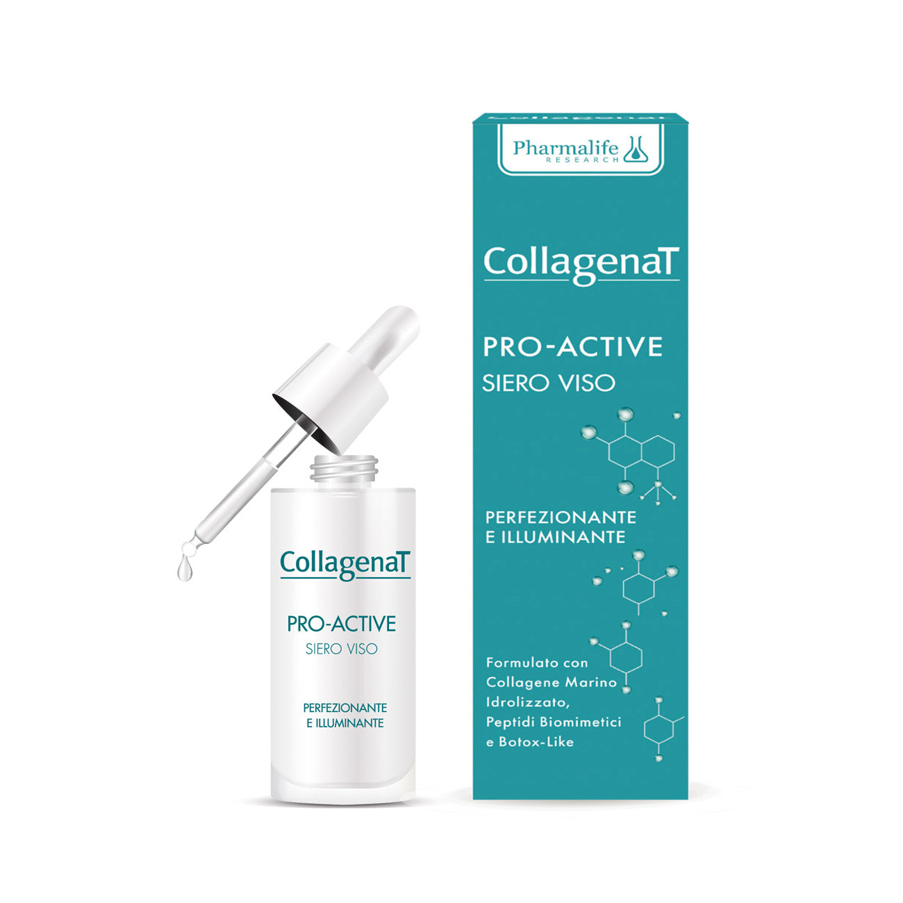 Collagenat Pro-active Siero Viso 30 ml Pharmalife