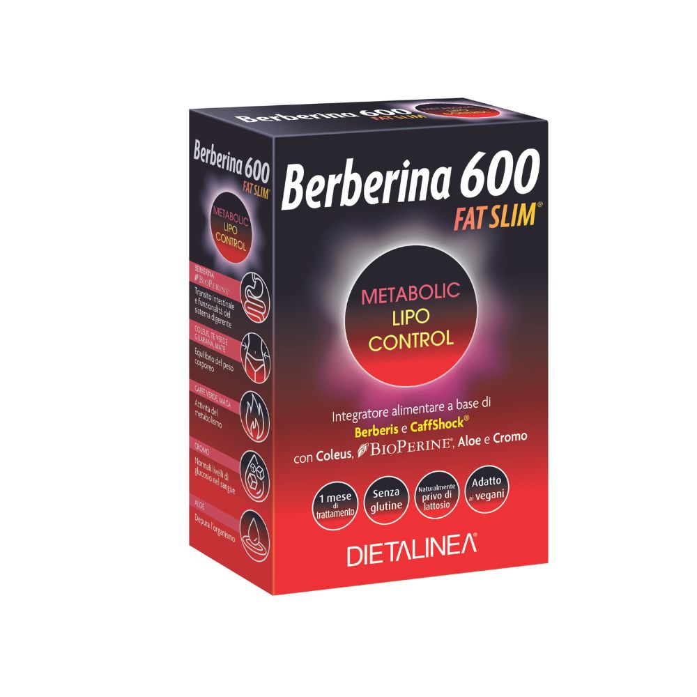 Berberina 600 Fat Slim 60 Compresse da 800mg Dietalinea