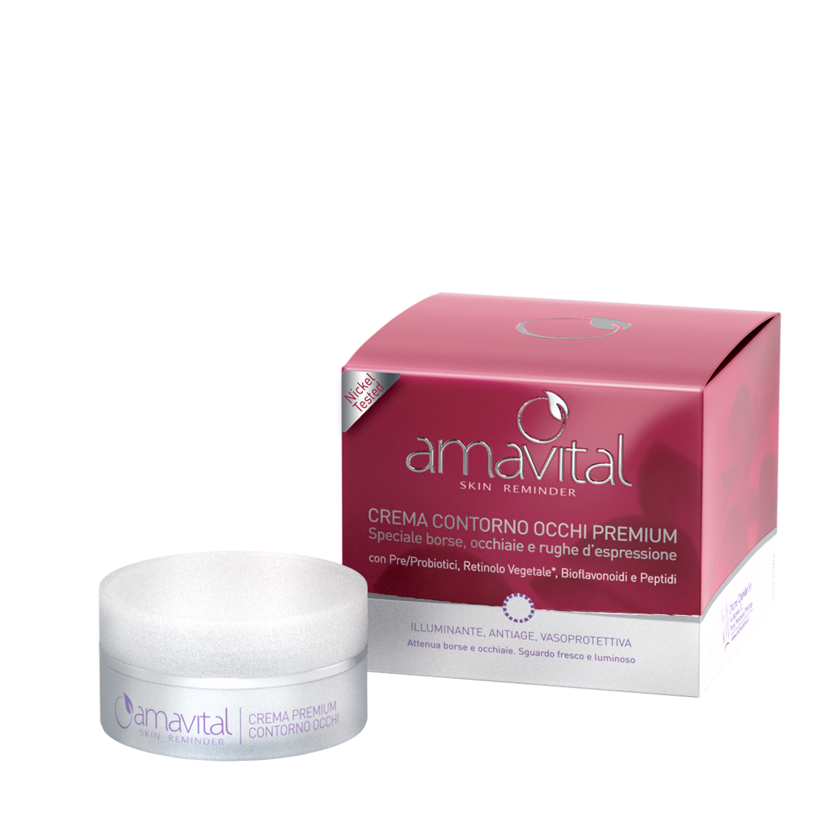 Crema Contorno Occhi Premium – Skin Reminder – 15ml Amavital