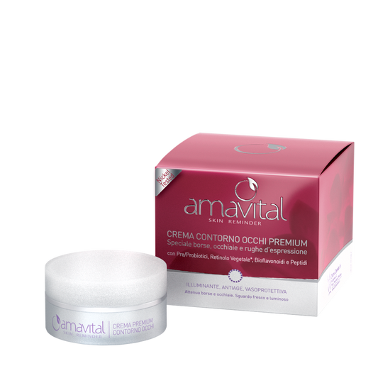 Crema Contorno Occhi Premium – Skin Reminder – 15ml Amavital