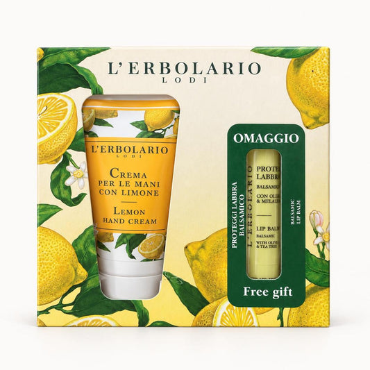 L'Erbolario Cofanetto "Mani & Labbra da baciare!" Limone