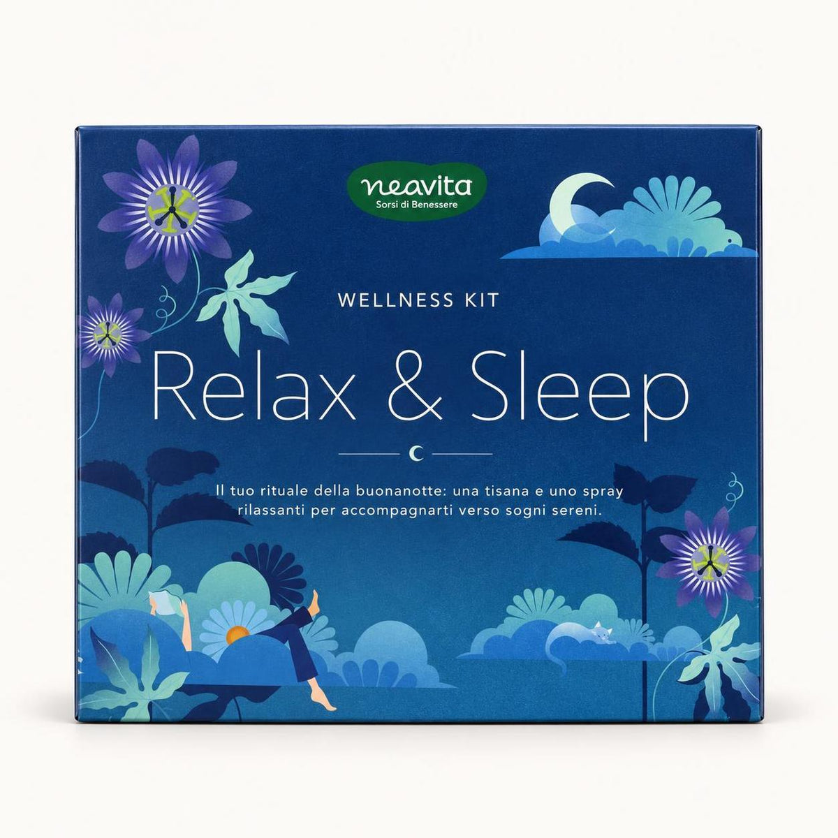 Neavita Wellness Kit Relax & Sleep – Tisana + Spray ambienti
