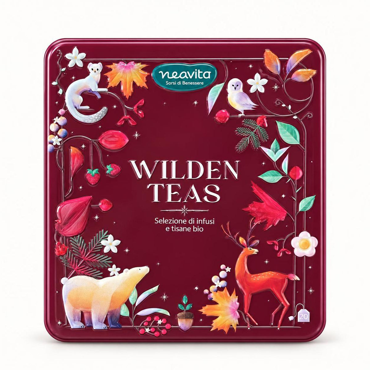 Neavita Wilden Teas – Latta 20 filtri bio