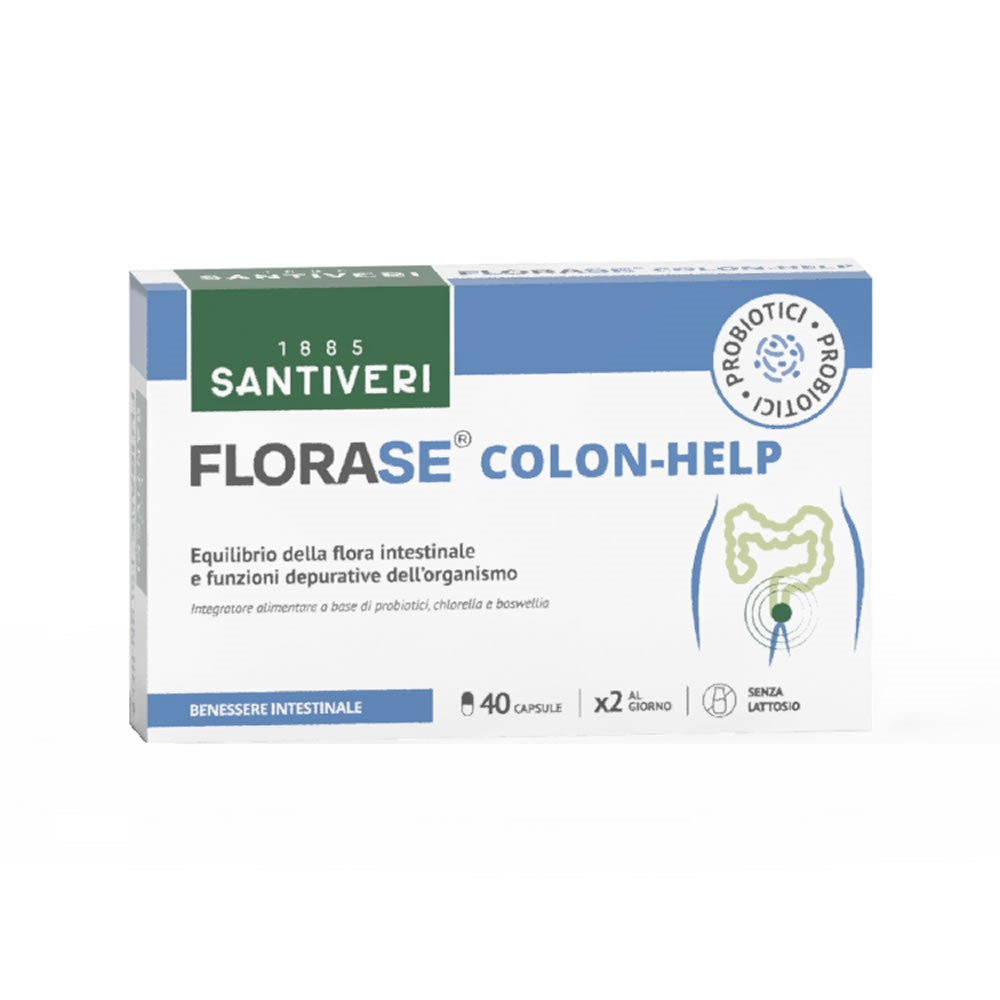 Florase Colon-help 40 Capsule Santiveri