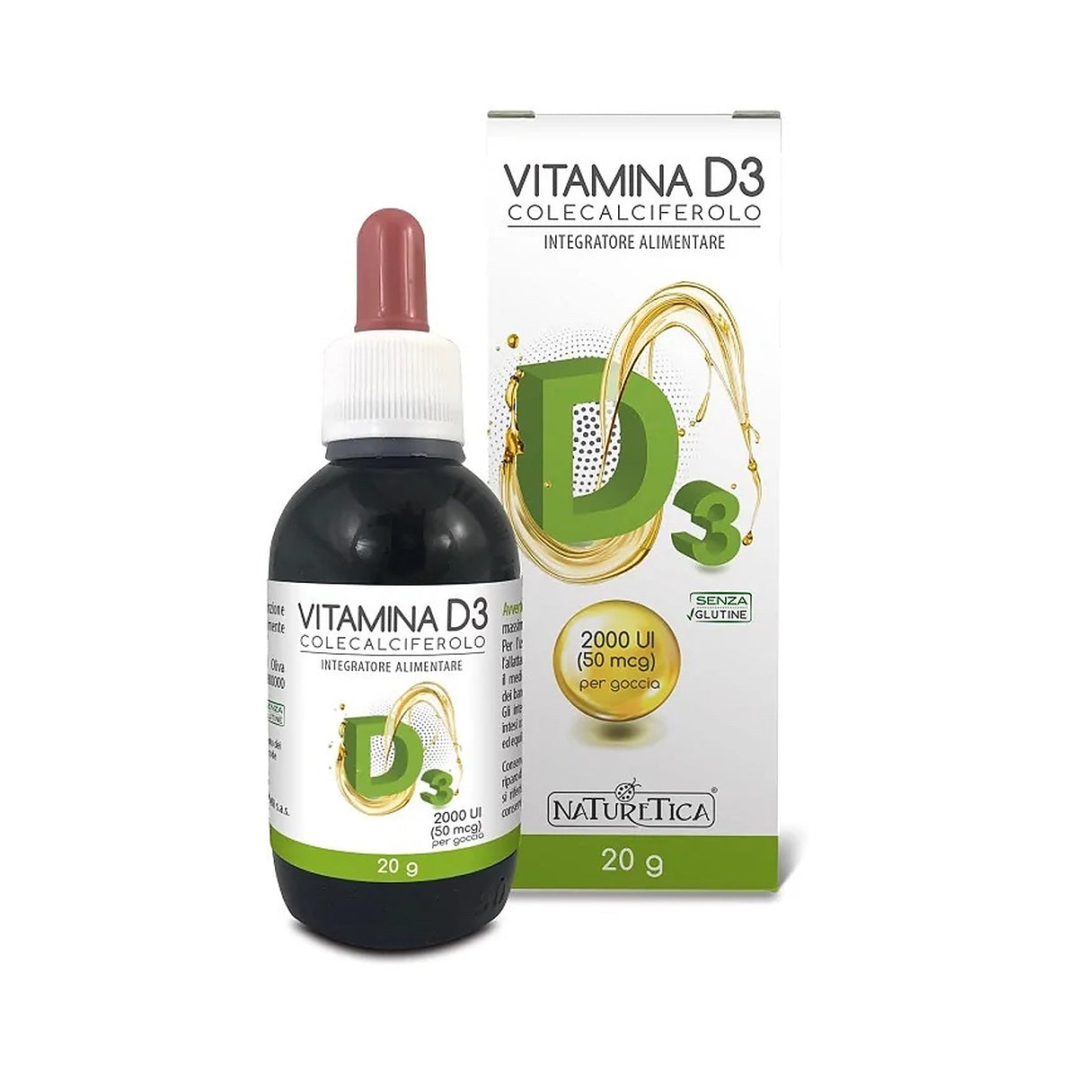 Vitamina D3 20 ml Naturetica
